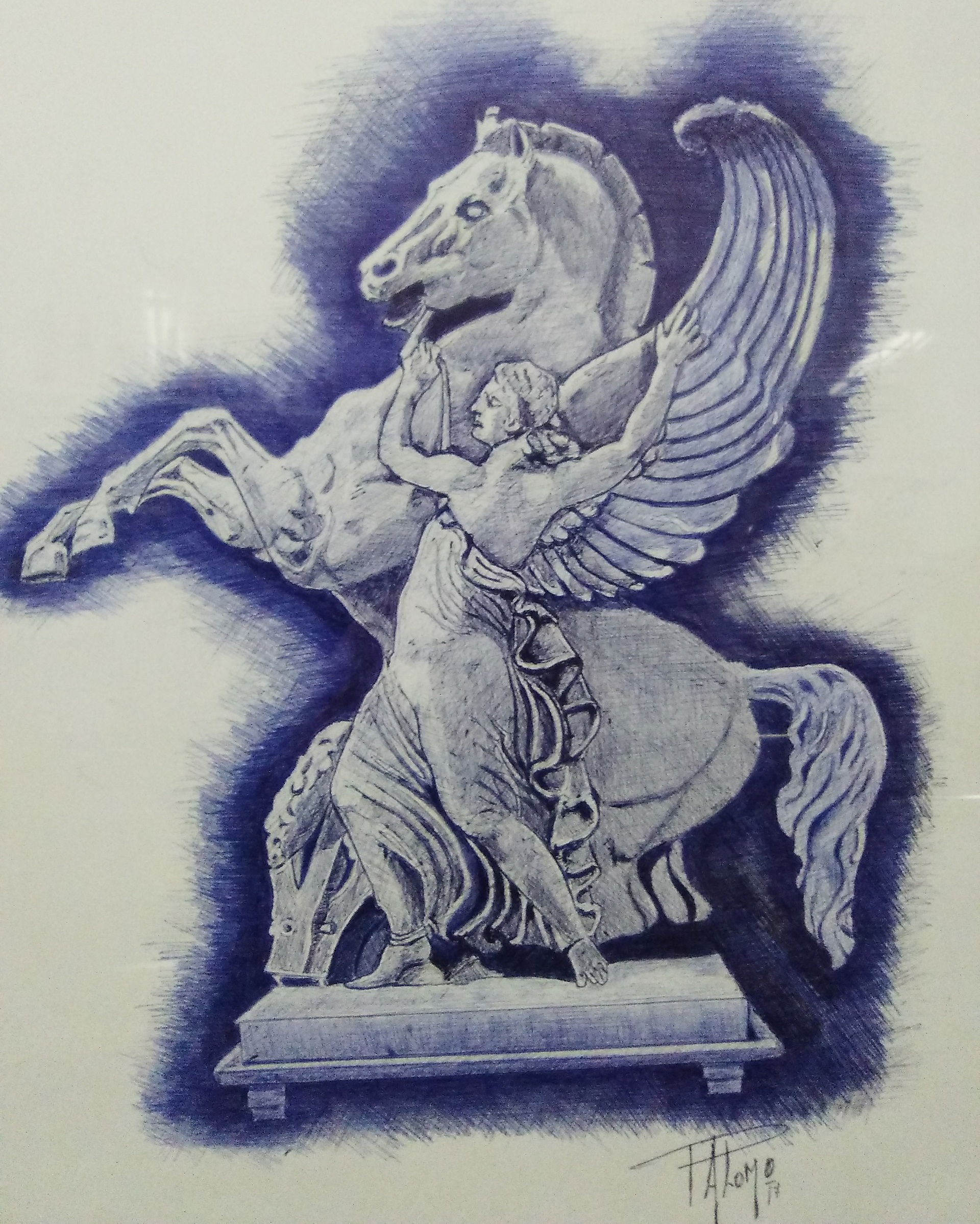 CABALLOS 32 X 46 cm