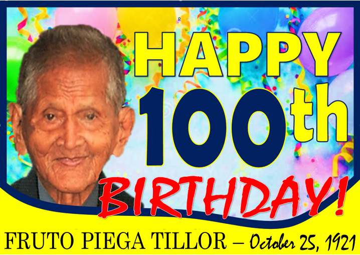 A CENTENARIAN FROM BOGO CITY CELEBRATES HIS 100TH BIRTHDAY