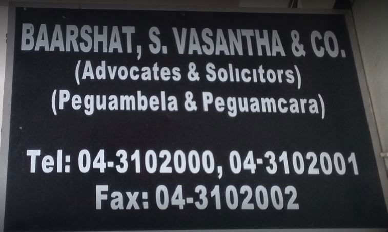 Baarshat, S.Vasantha & Co.