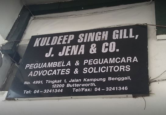 Kuldeep Singh Gill, J. Jena & Co