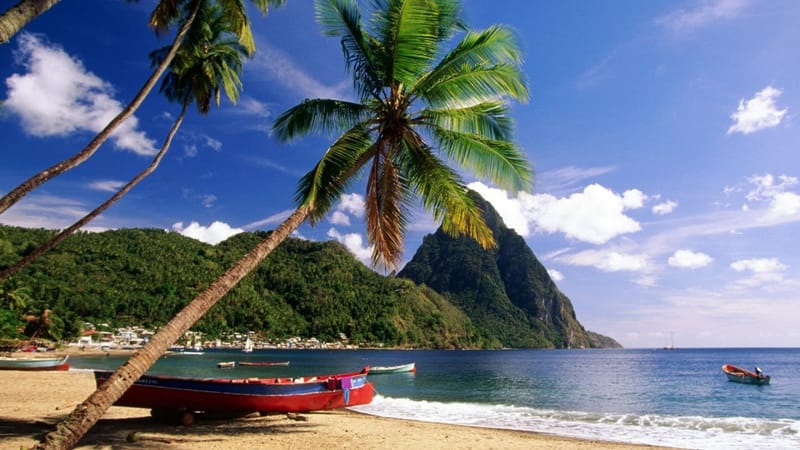 4. St. Lucia, Caribbean Islands