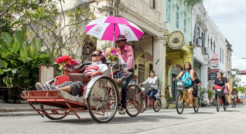 5. Go for a trishaw ride