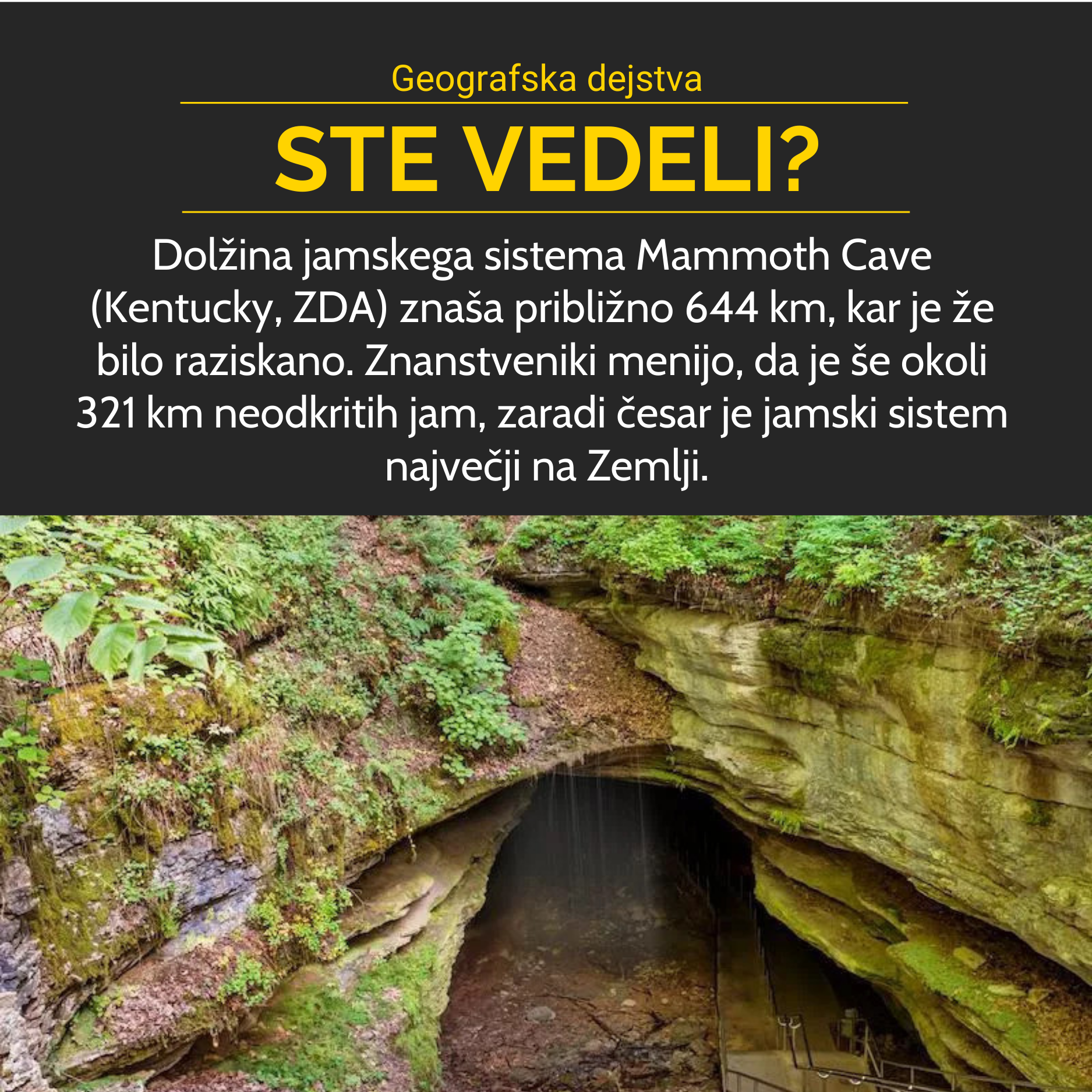 Mammoth Cave, Kentucky
