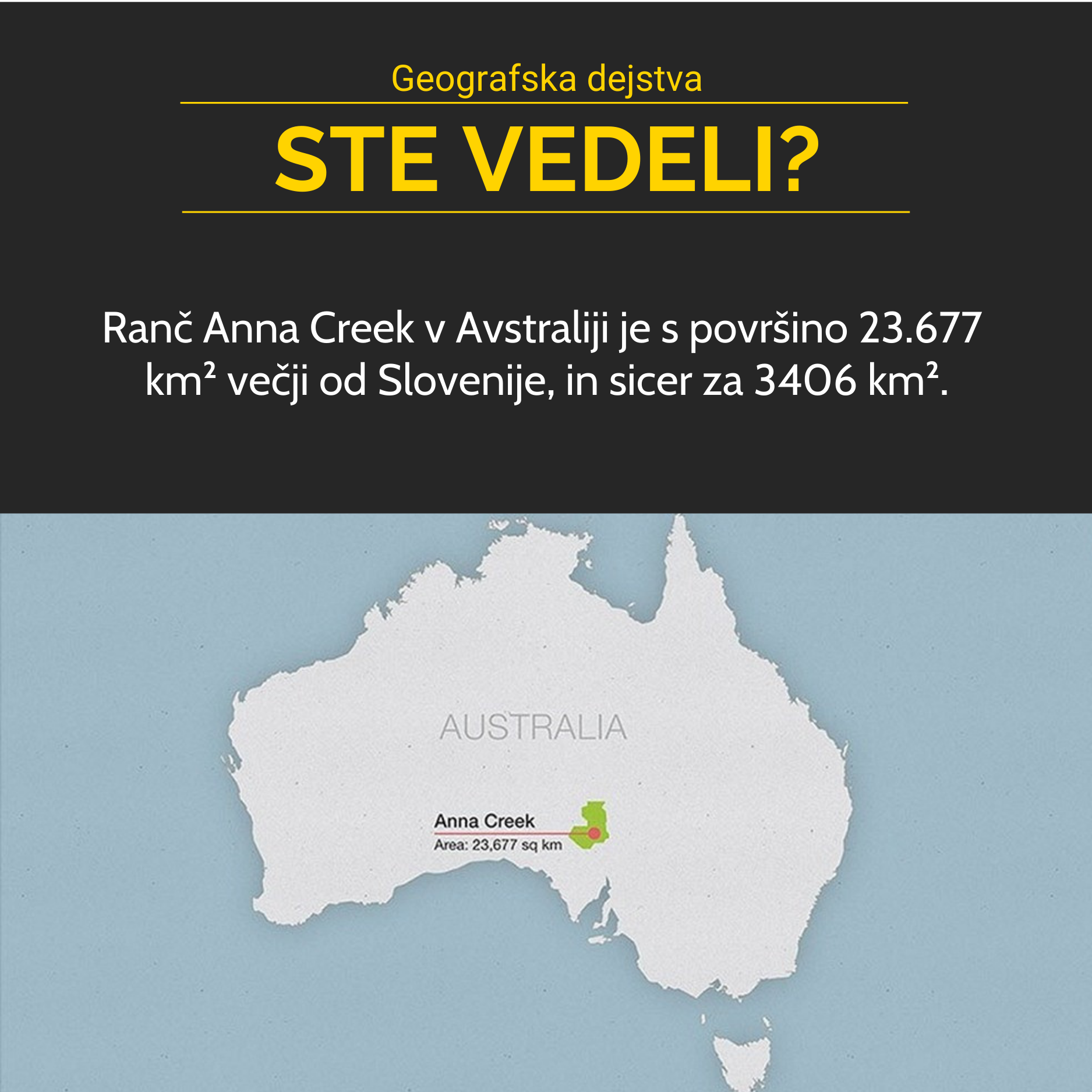 Avstralski ranč večji od Slovenije