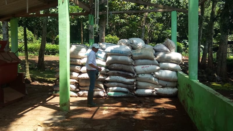 Perapihan Gudang Penyimpan Pupuk Kandang
