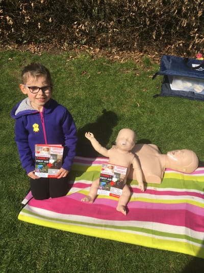 First Aid fun at local nursery