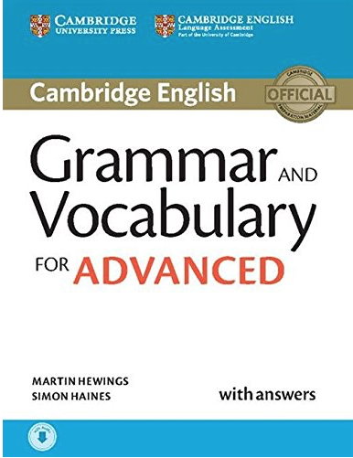 GRAMMAR AND VOCABULARY FOR ADVANCED with answers