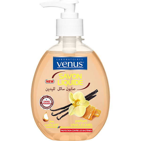 Savon liquide Vanille Miel