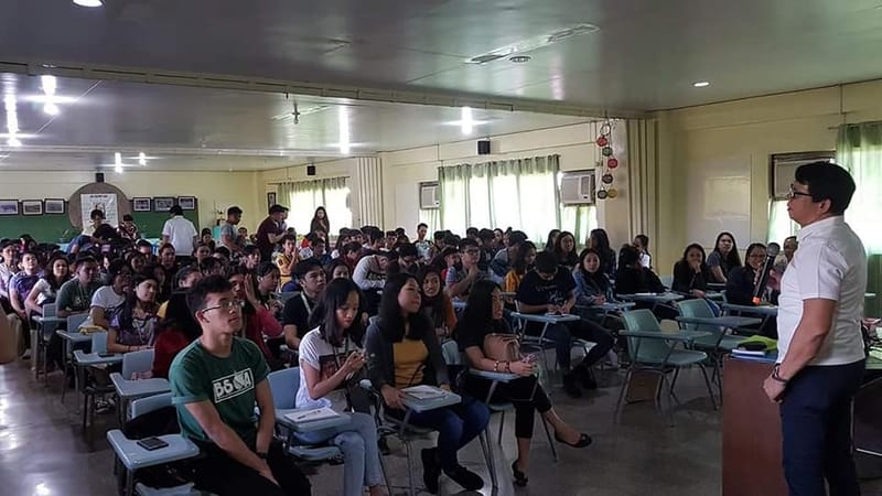 Anti Illegal Drug Symposium at Don Carlo Covina School, College of Business and Accountancy, Talon IV, Las Piñas City.