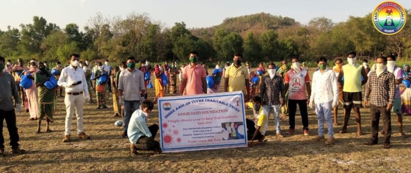 Palghar District Covid-19 essentail food distribution 23rd and 24th April 2020.