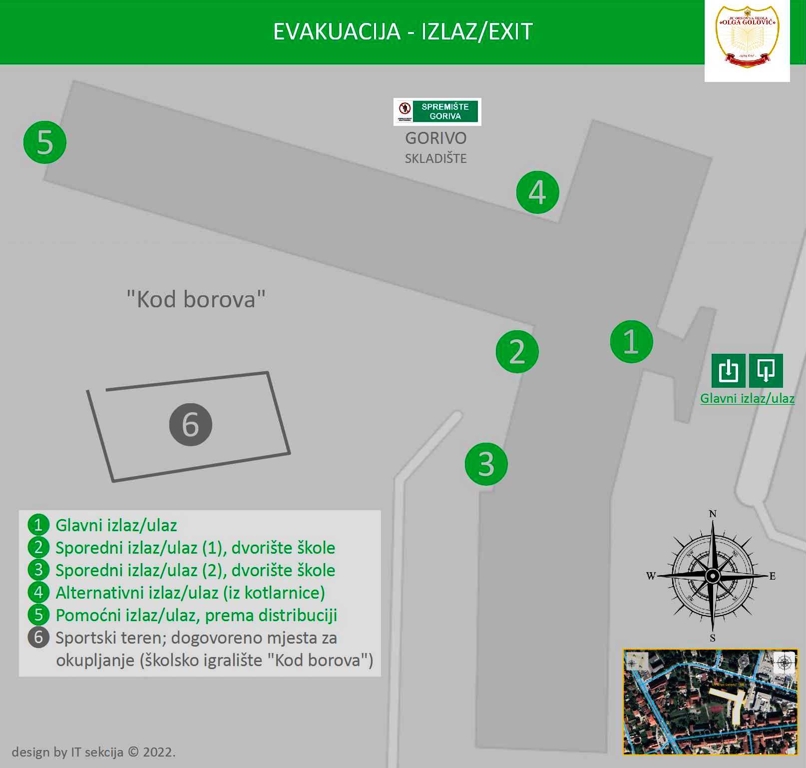 Situacijski plan evakuacije 01