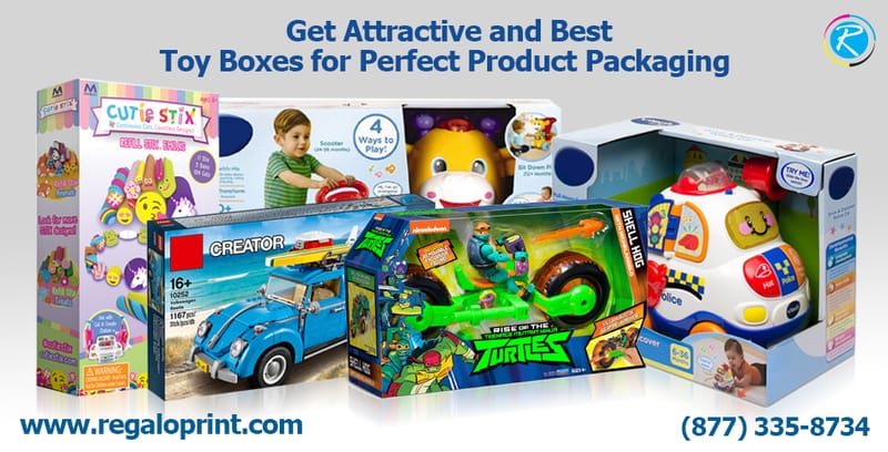 Get Attractive and Best Toy Boxes for Perfect Product Packaging
