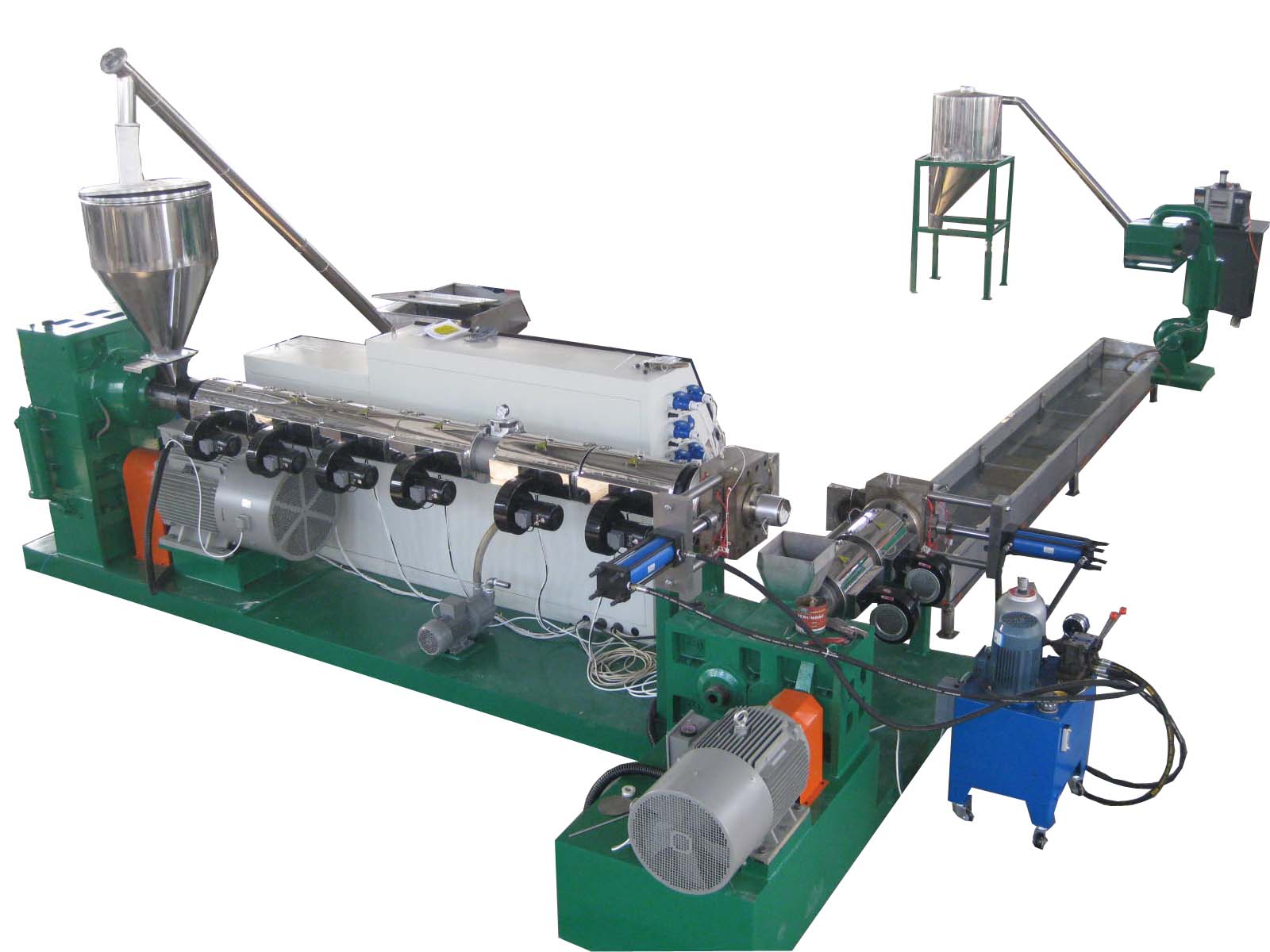 What is the role of waste plastic recycling machine pelletizing line?