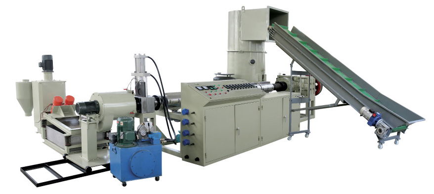 What is the role of waste plastic recycling granulator machine pelletizing Line??