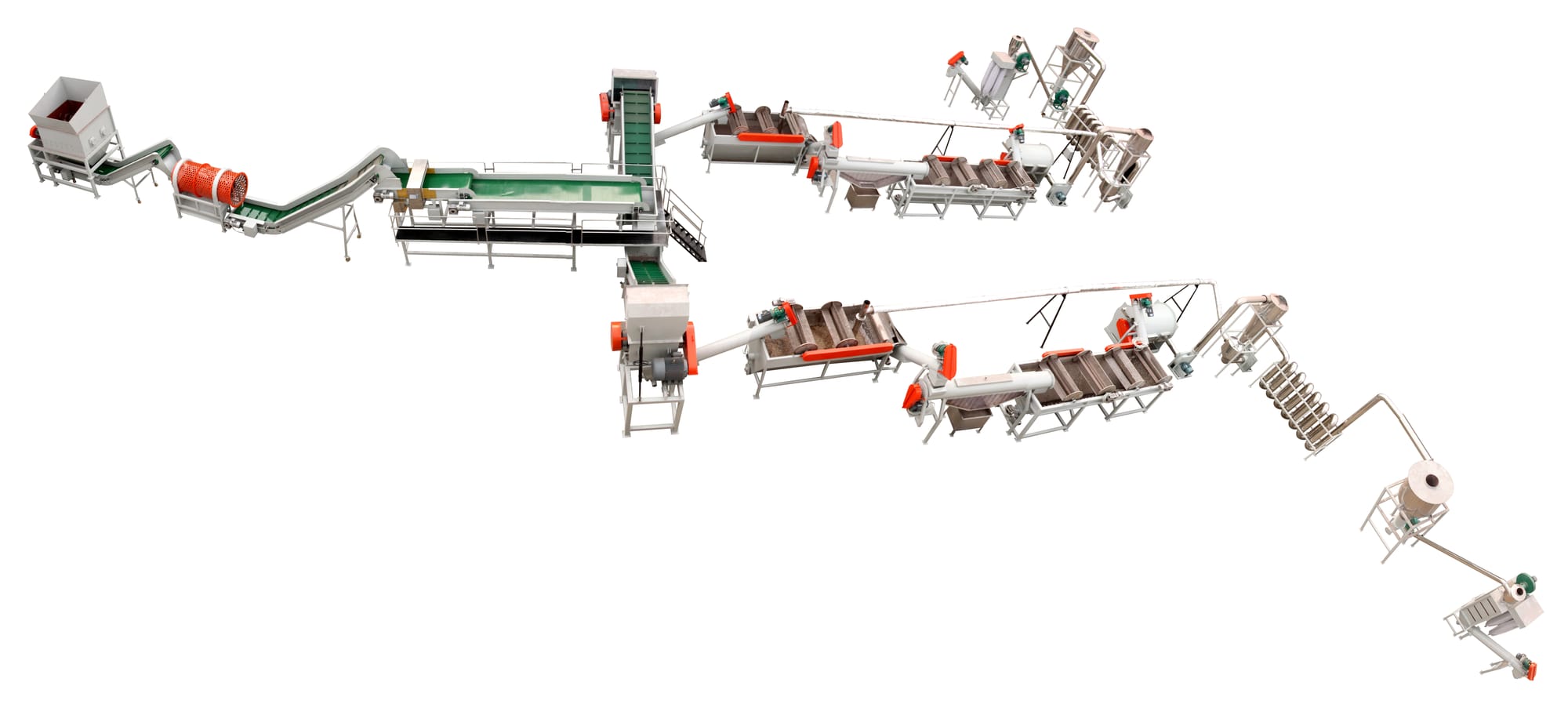 Precautions when installing oil pump for waste plastic granulator equipment pelletizing machine line