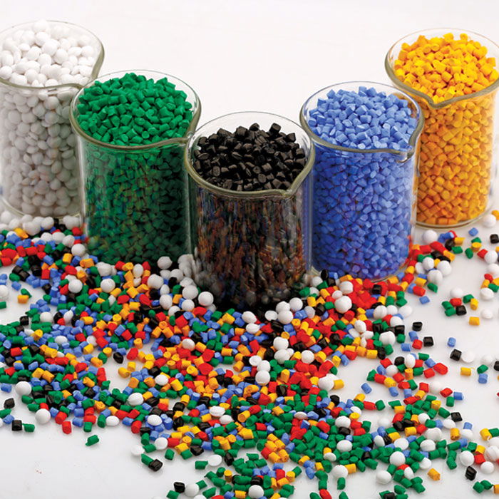 Usage of plastic pellets