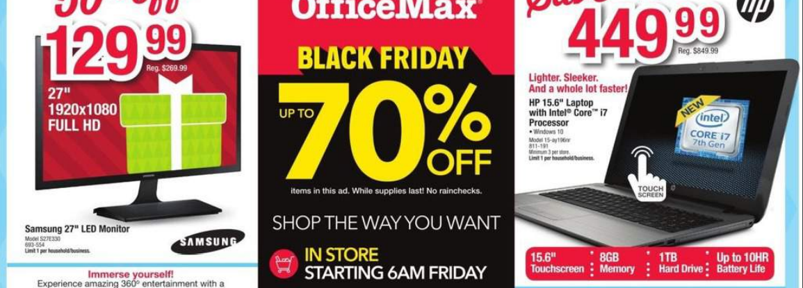 Office Depot Black Friday 2019 Deals