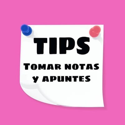 TOMAR NOTAS Y APUNTES