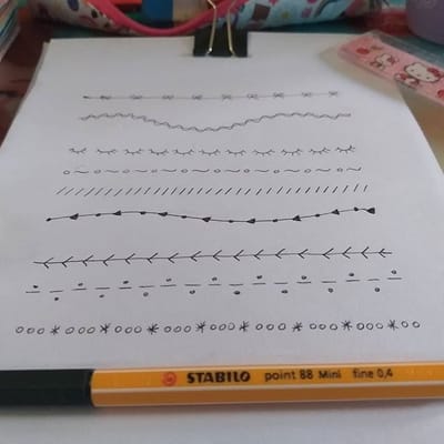 DECORACIONES O SEPARADOR DE TEMA