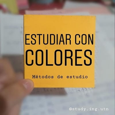 ESTUDIAR CON COLORES