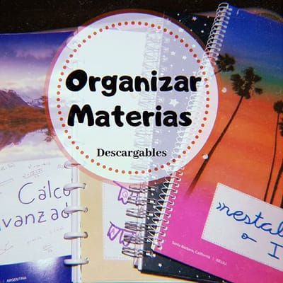 ORGANIZADOR DE MATERIAS