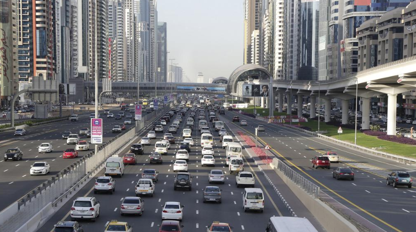 Four Busiest streets in Dubai