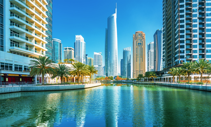 Jumeirah Lake Towers in Dubai