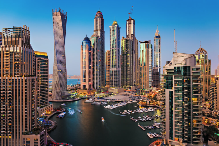 Dubai Marina is an unusual wilderness for everyone