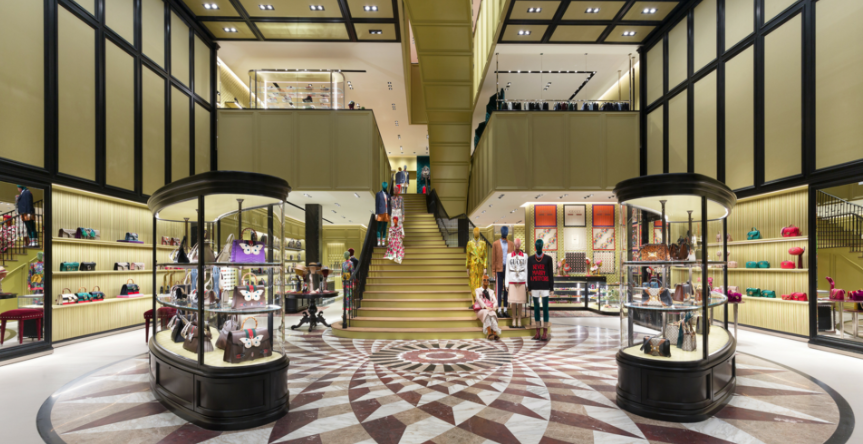 Fear of shopping; first level department store in Dubai