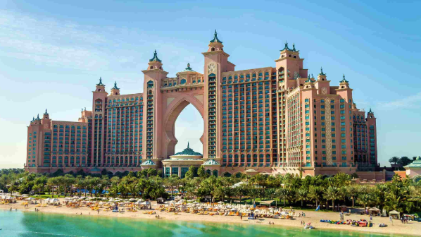 Palm Jumeirah in the Dubai