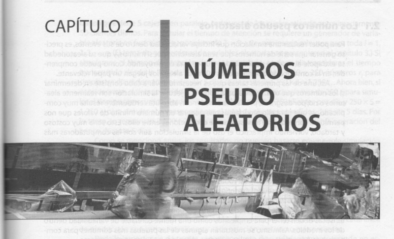 Capítulo 2: "NÚMEROS PSEUDO ALEATORIOS"
