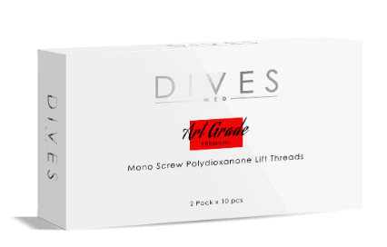 PDO threads Cara 6D COG Thread 4 pieces - cannula - esteticosmetics