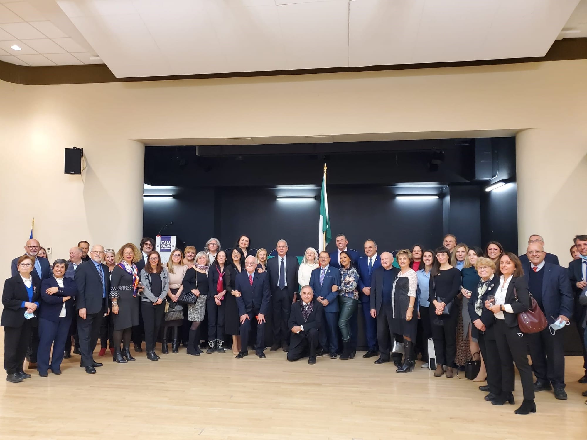 L'Ambasciatore Ferrari à la Casa D'Italia