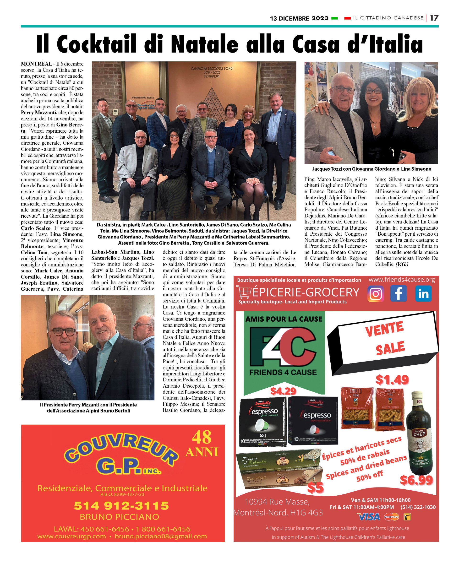 pag.2 La Casa d'Italia en fête