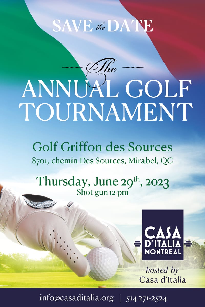 29 June 2023 " Save the Date " Annual Golf