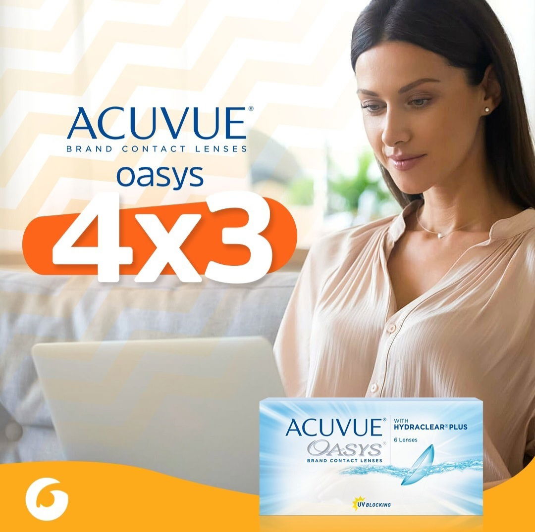 Lentes de contacto Acuvue Oasis