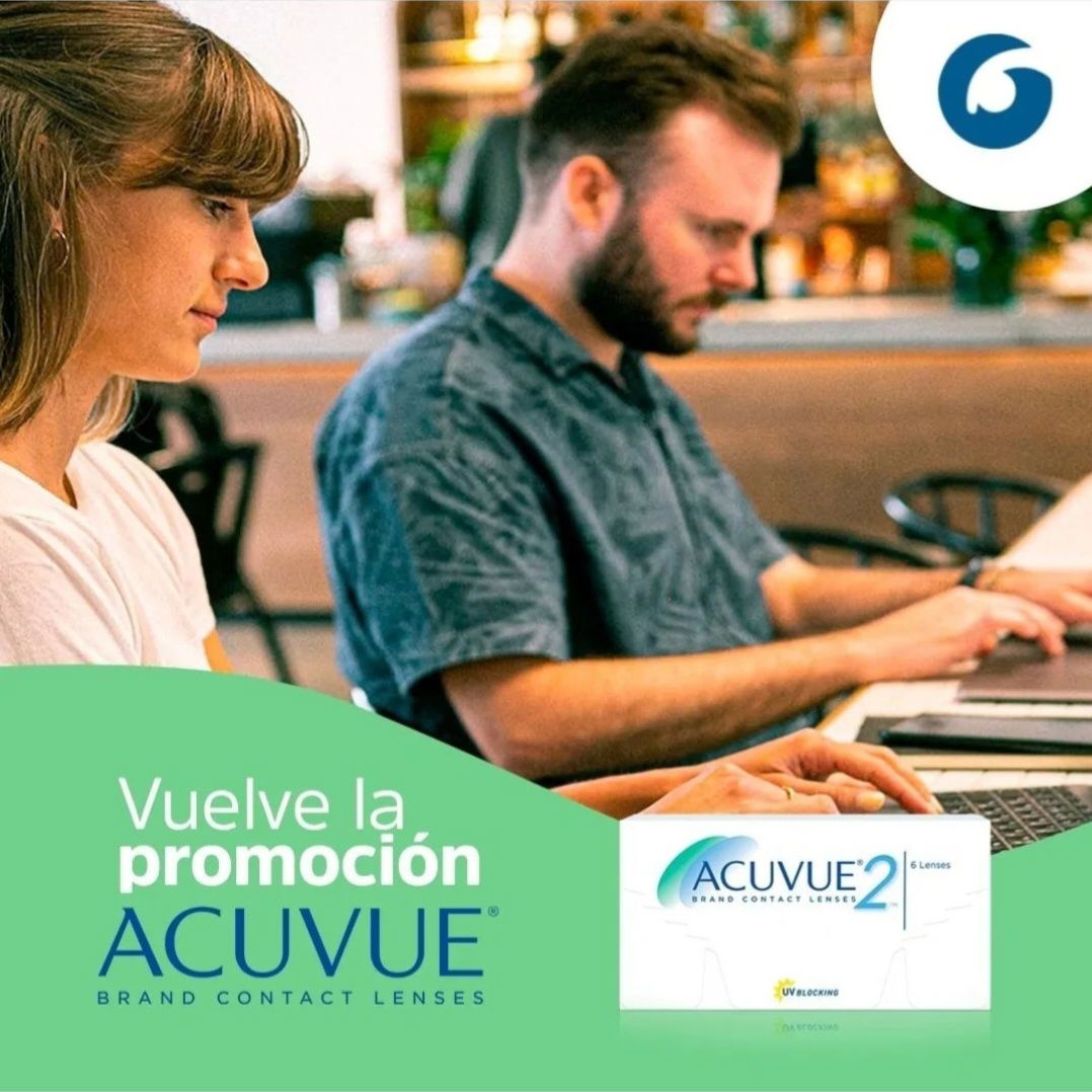 Lentes de contacto acuvue 2 en promoción