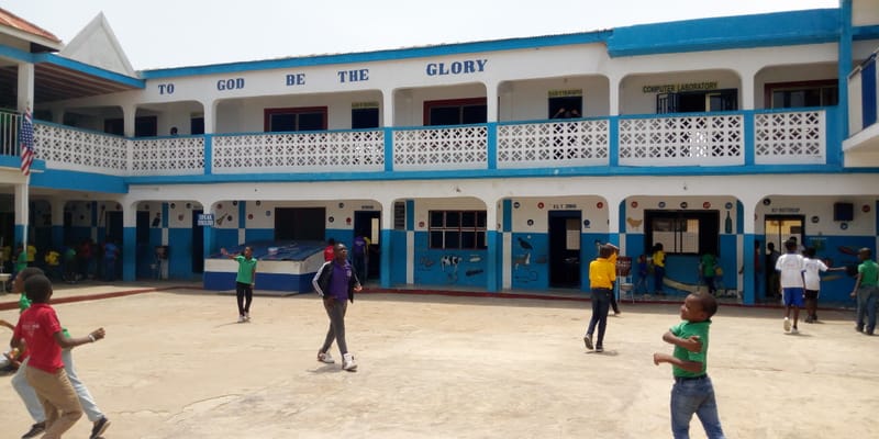 Students enjoying their break