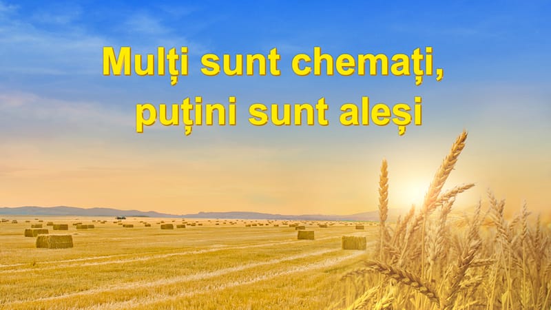 Mulți sunt chemați, puțini sunt aleși