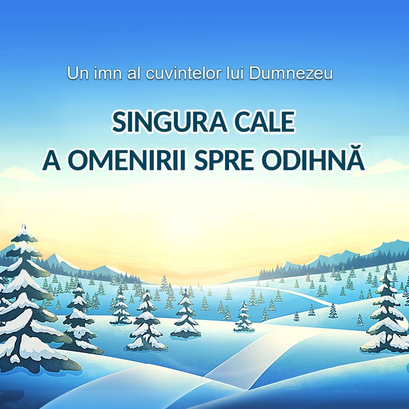 "Singura cale a omenirii spre odihnă"