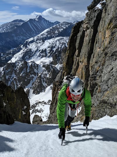 Snow Climbing image
