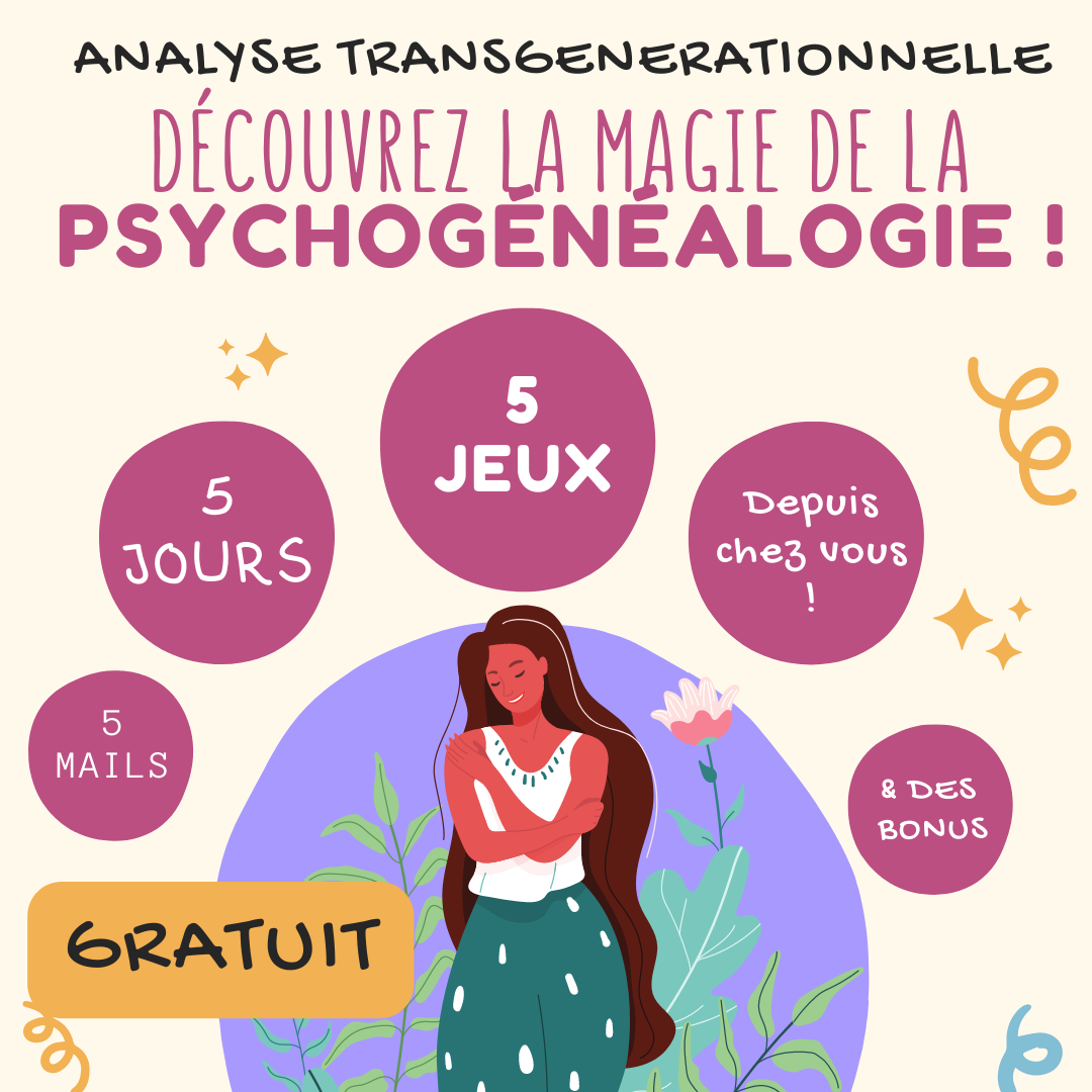 GRATUIT : Challenge d'initiation de 5 jours sur la Psychogenealogie + Chasse au trésor dans l'arbre