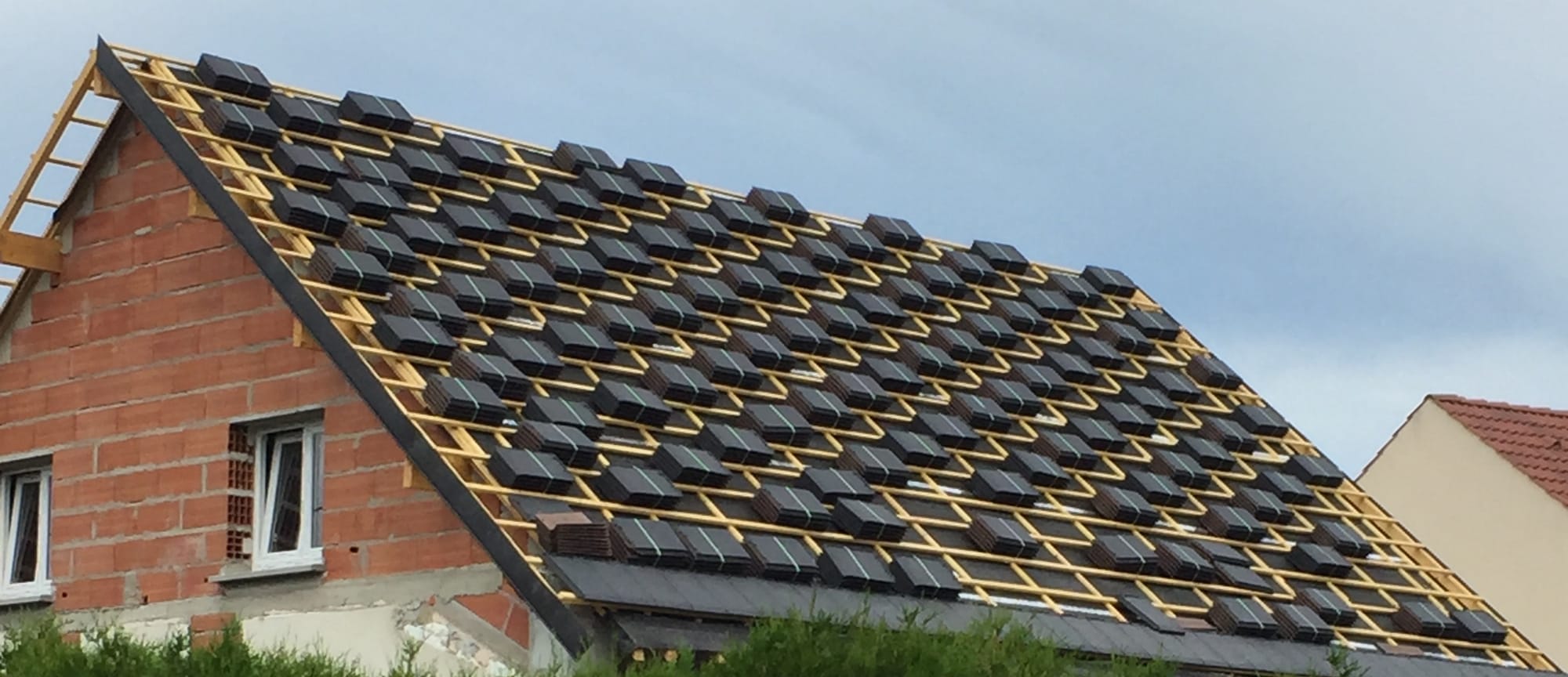 Préparation de chantier rénovation toiture complètes