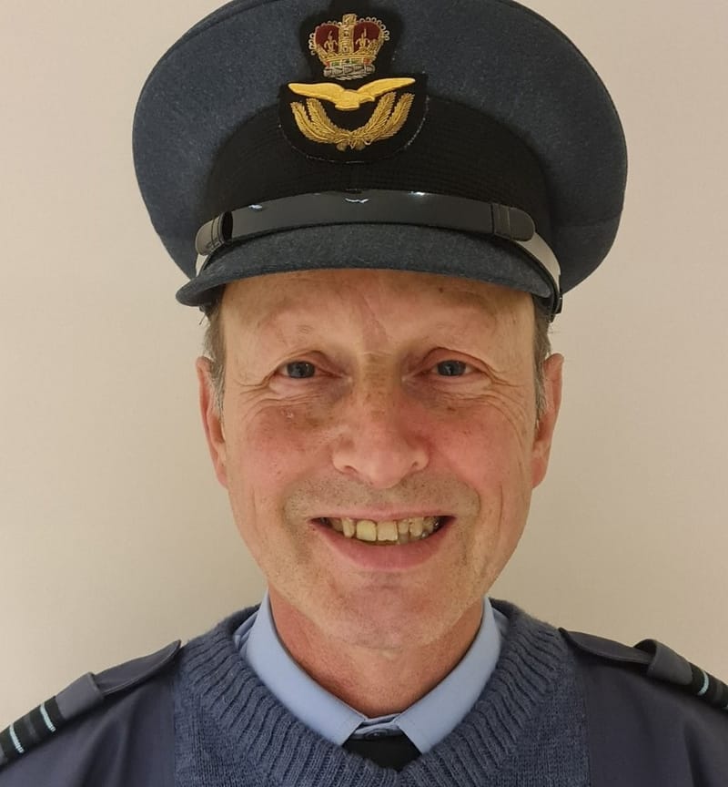 New "Boss" for 1334 as Flt Lt Brown steps down.