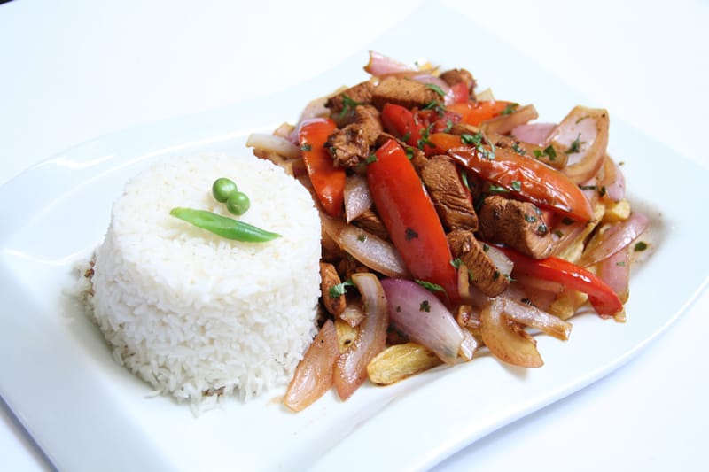 Lomo de pollo salteado
