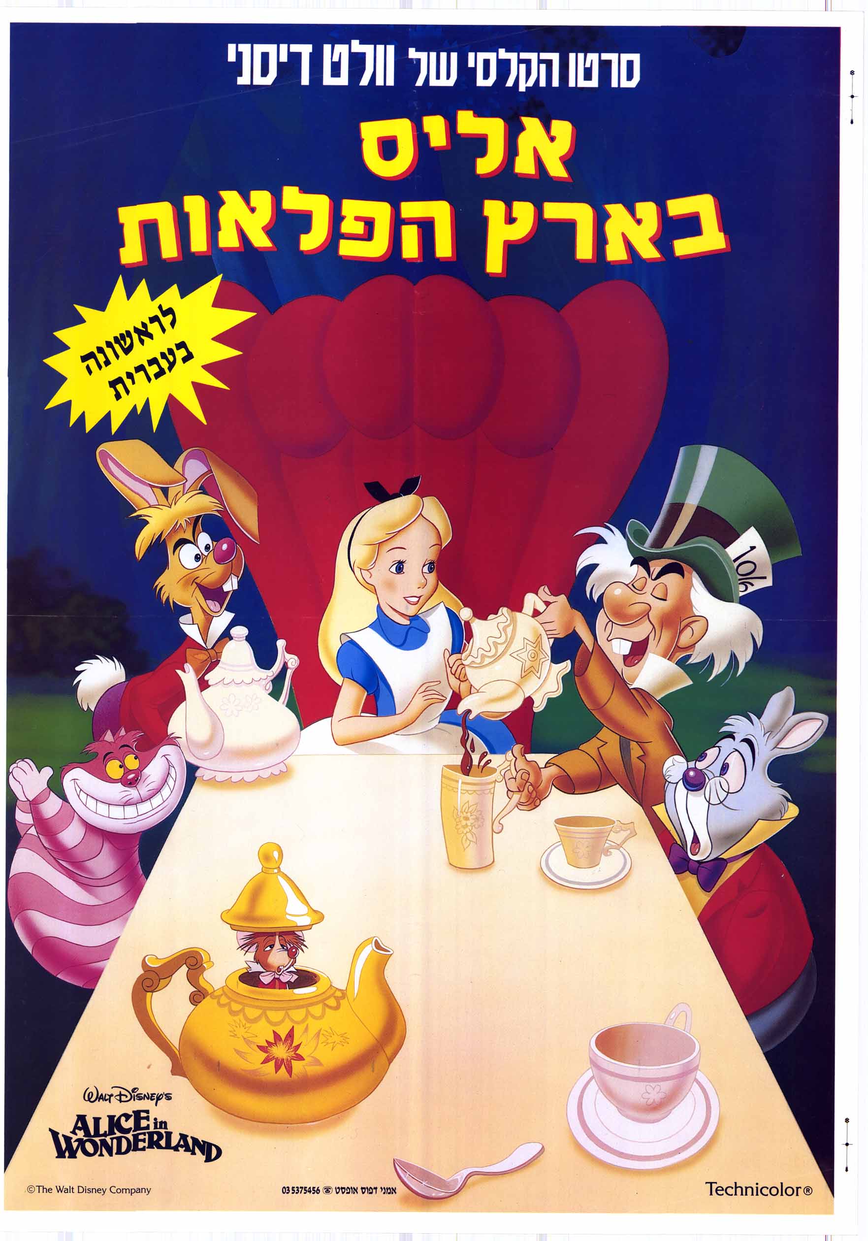 עליסה בארץ הפלאות /  Alice in Wonderland
