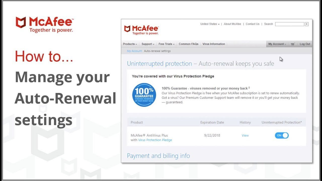 How to Cancel McAfee Antivirus Subscription?