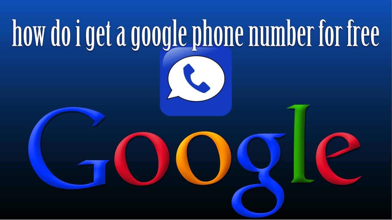 How do I get my own Google phone number?