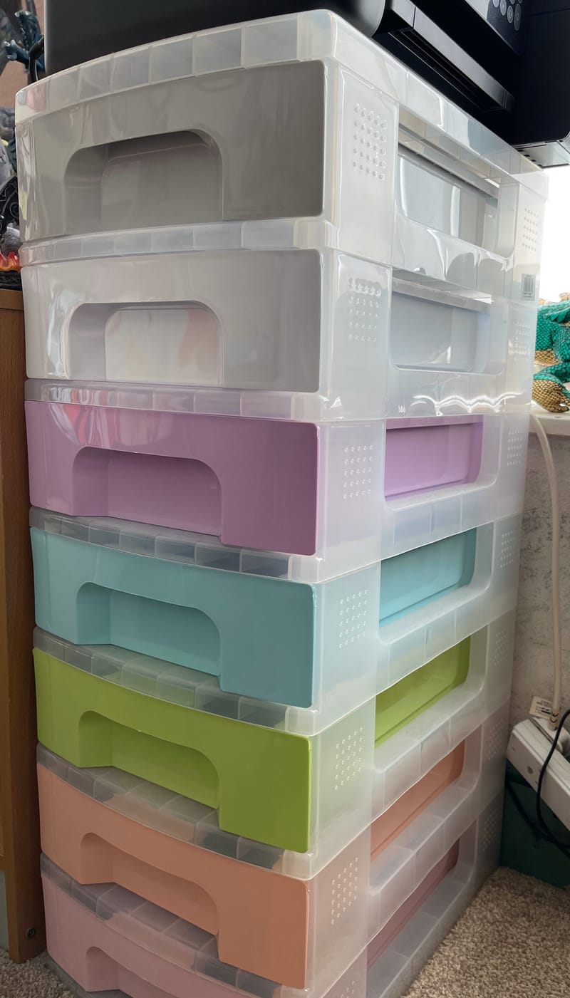 Plastic Drawers Units