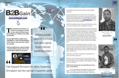 B2BGain İhracat Destek Platformu Röportaj